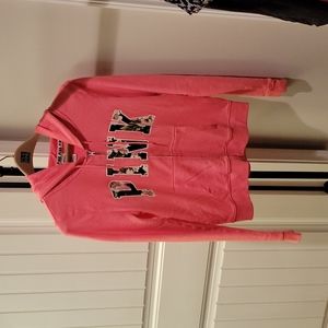 Nwot Pink Sold only in Hawaii L Coral Sweat Jacket